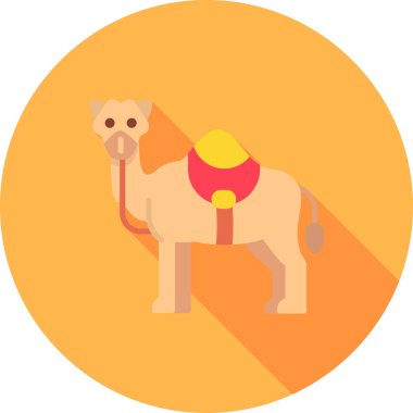 Camel web icon vector illustration
