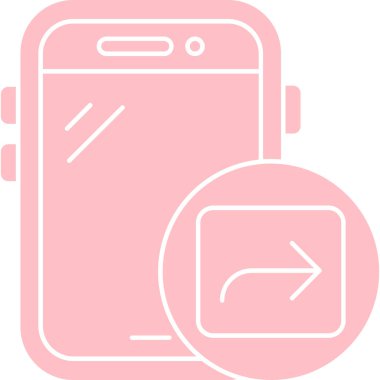 mobil simge vektör illüstrasyonu