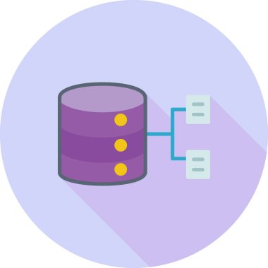 veri sunucusu. Web simgesi basit tasarım