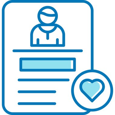 Bir doktor simgesinin vektör çizimi