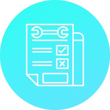 Belge simgesi tasarım vektörü