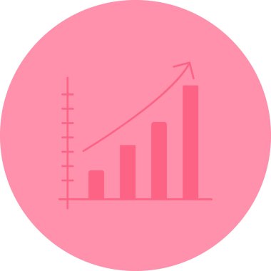 İş ve finans simgesinin vektör illüstrasyonu
