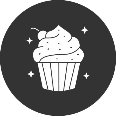 Tatlım. Web simgesi basit illüstrasyon