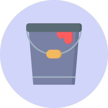 Çöp. Web simgesi basit illüstrasyon