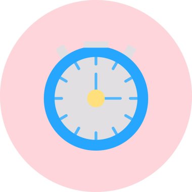 saat web simgesi basit tasarım