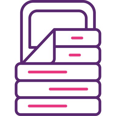 veri depolama simgesi vektör illüstrasyonu