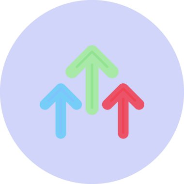 Ok. Web simgesi basit illüstrasyon