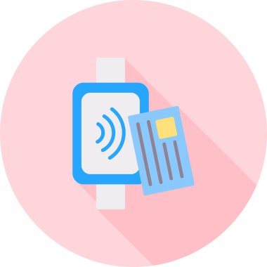 Kablosuz. Web simgesi basit illüstrasyon