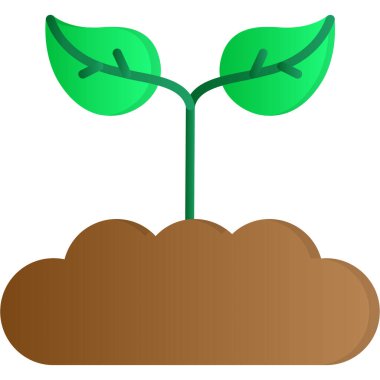 ekoloji ikonu vektör illüstrasyonu