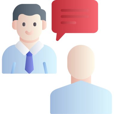 İnsanla konuşma balonu