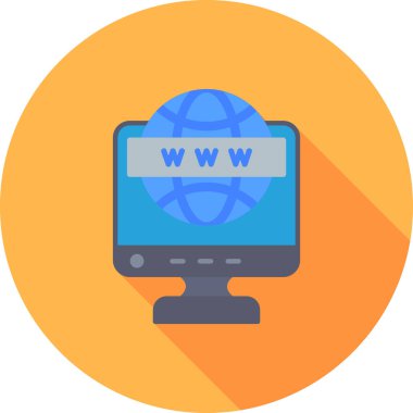 küresel ağ. Basit tasarım