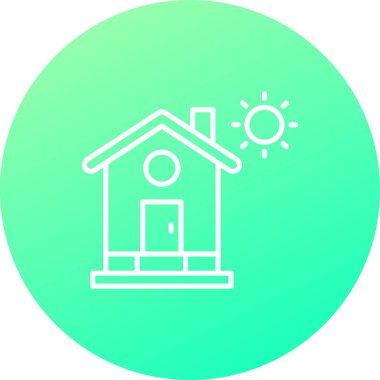 Vektör evi ico, vektör illüstrasyonu