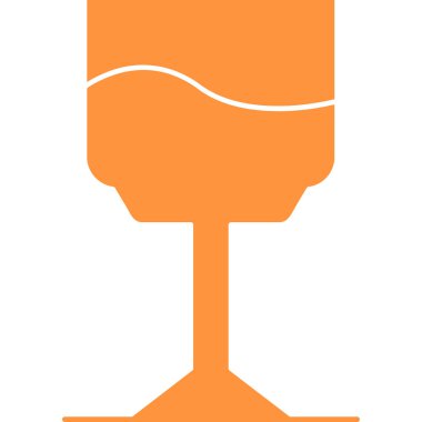 Şampanya Kadehi vektör simgesi