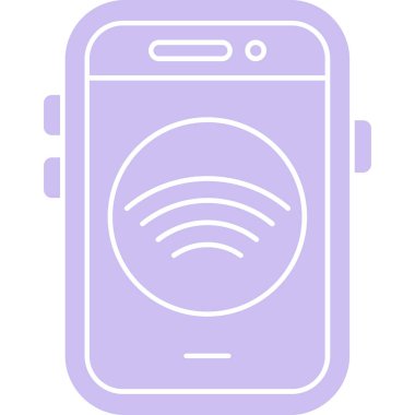 akıllı telefon simgesi vektör illüstrasyonu