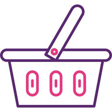 Alışveriş sepeti. Basit tasarım