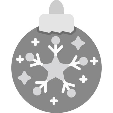 Kar Tanesi Noel süsü simgesi ana hatlarıyla