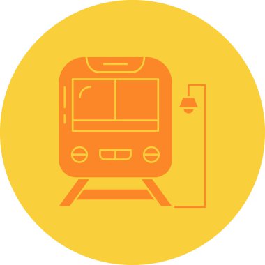 tren vektör simgesi modern basit vektör çizimi