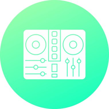 Müzik simgesinin vektör illüstrasyonu