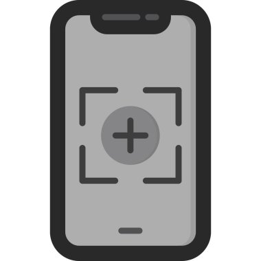 Smartphone Simgesi, vektör illüstrasyonu