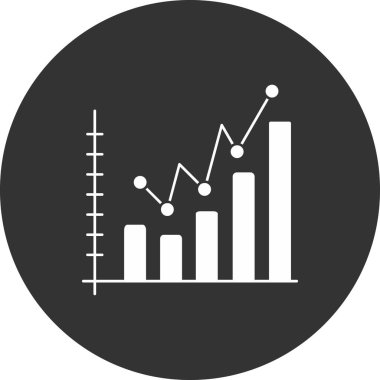 grafik ikonu vektör illüstrasyonu