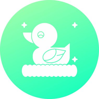 Tek bir simgenin vektör illüstrasyonu