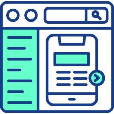 cep telefonu vektör simgesi