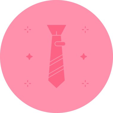 Kravat simgesinin vektör illüstrasyonu