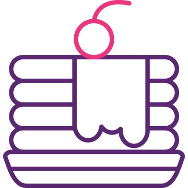 Bebeğim. Web simgesi basit illüstrasyon