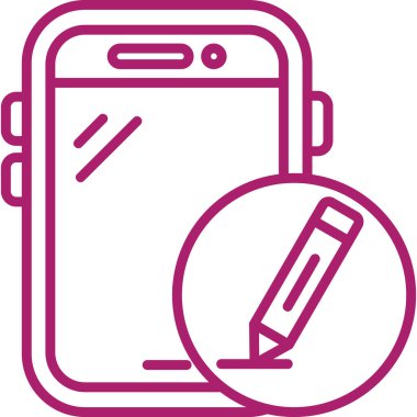 akıllı telefon ve cep telefonu vektör illüstrasyonu