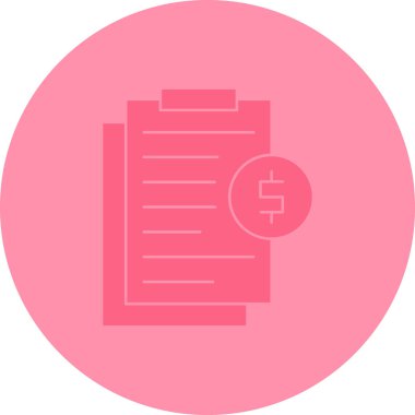 belge simgesi vektör illüstrasyonu