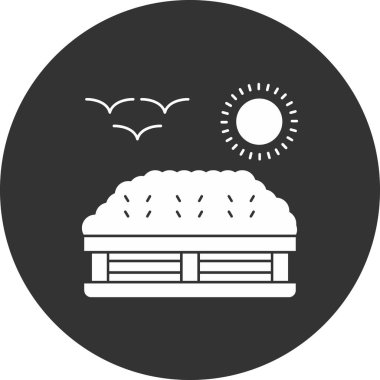 Gıda simgesinin vektör illüstrasyonu