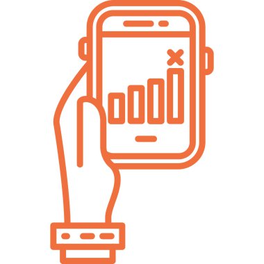 vektör telefon simgesi çizimi