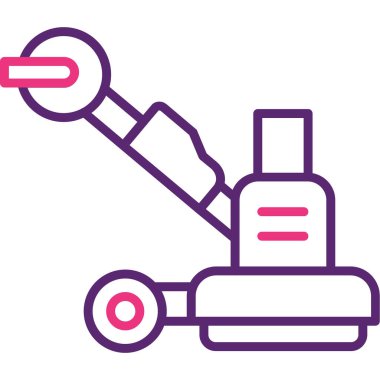 Robot simgesinin vektör illüstrasyonu