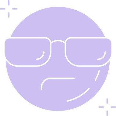 vector illustration of a sad face icon