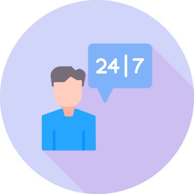 İnsan simgesinin vektör illüstrasyonu