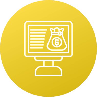 izleyici ikon vektör illüstrasyonu