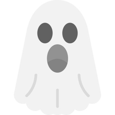 hayalet simgesi düz stil