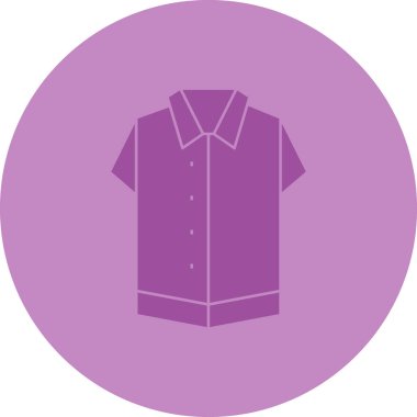 Gömlek. Web simgesi basit illüstrasyon