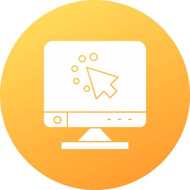 bilgisayar simgesi vektör illüstrasyonu