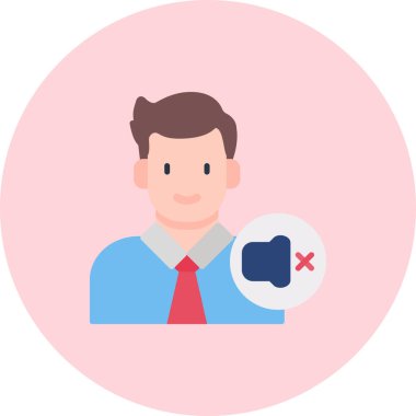 Çember simgesine sahip iş adamı.