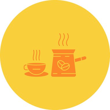 Kahve fincanı. Basit tasarım