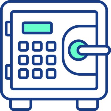 Banka kartı. Basit illüstrasyon