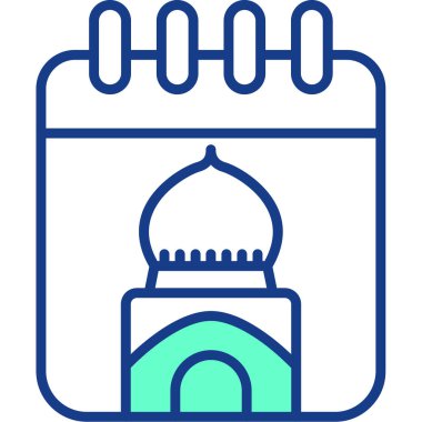 ramadan ikon vektör illüstrasyonu