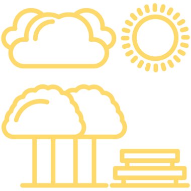 bulut simgesi vektör illüstrasyon tasarımı