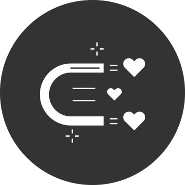 Kalp. Web simgesi basit illüstrasyon