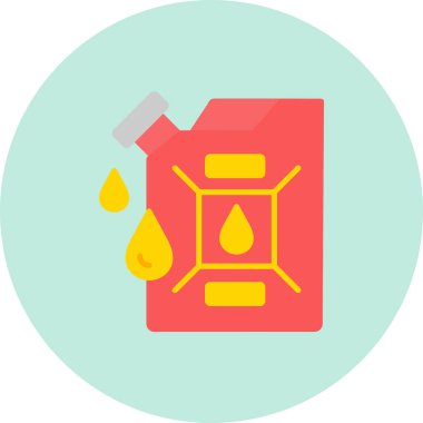 Yağ. Web simgesi basit illüstrasyon