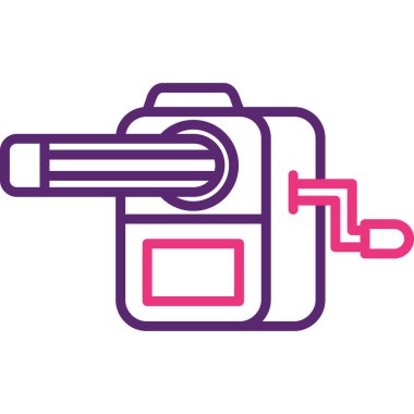 gaz sobası simgesi vektör çizimi çizimi