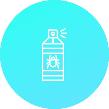 Bir sprey simgesinin vektör illüstrasyonu