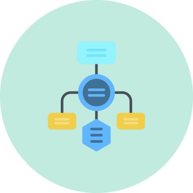 ağ paylaşım simgesi çizimi