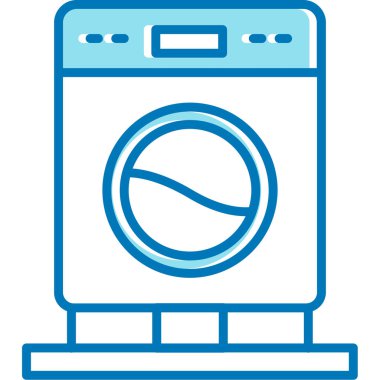 Çamaşır. Web simgesi basit tasarım